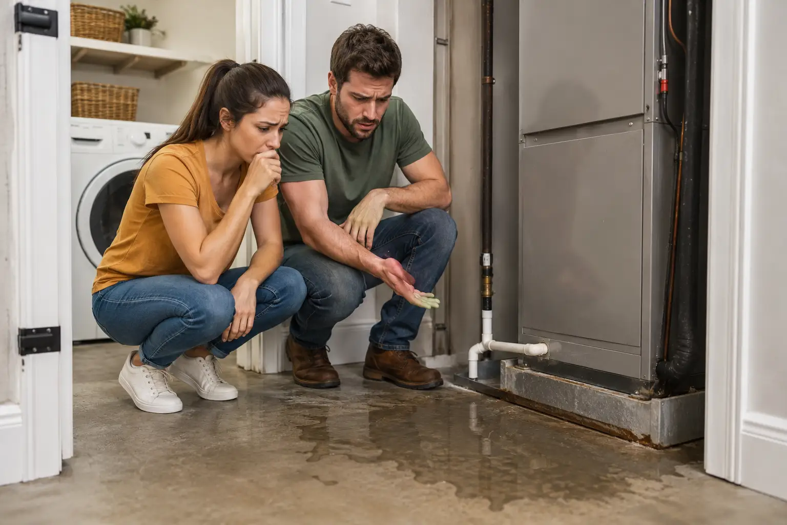 Water Leaking Around the Unit